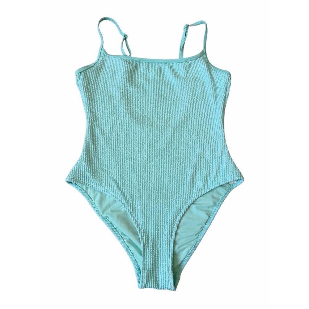 Aerie Scoop One Piece Swimsuit Blue size Small - Picture 2 of 7